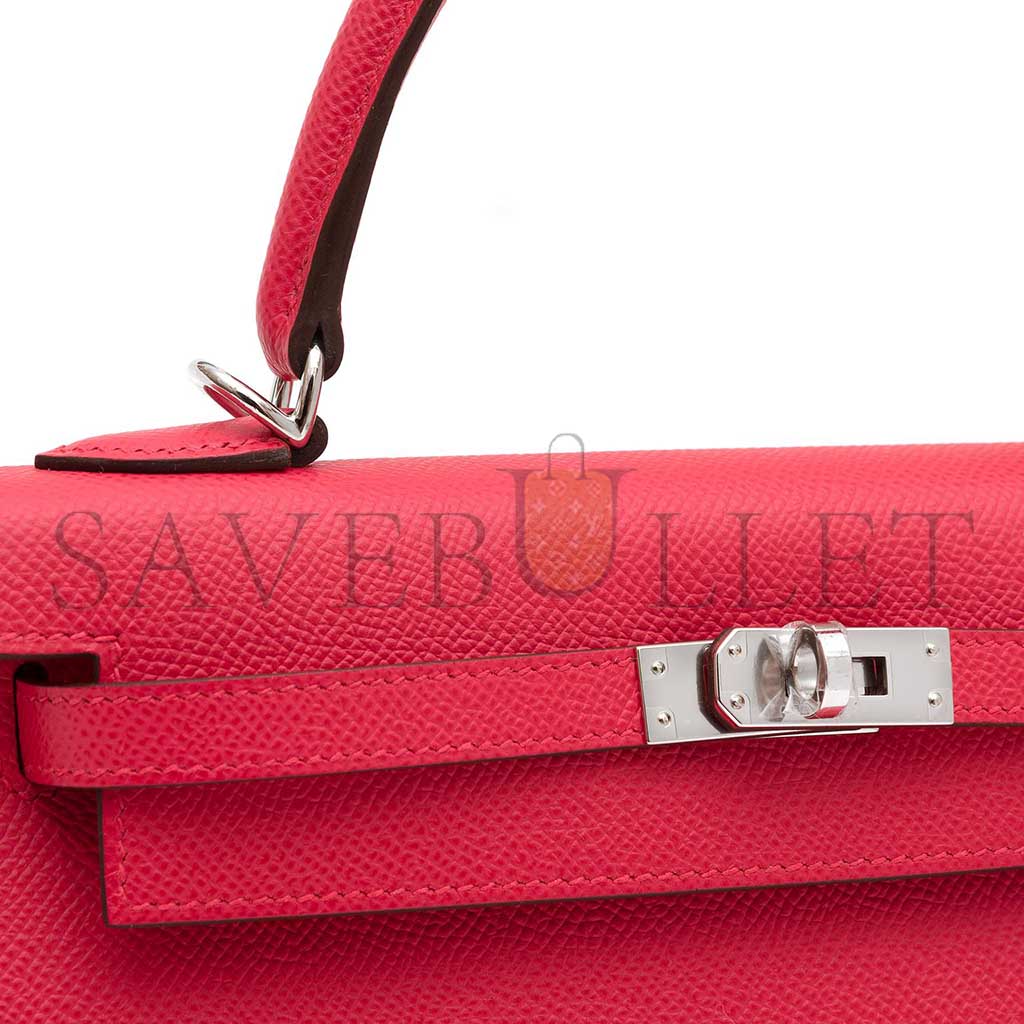 HERMÈS KELLY 25 ROSE EXTREME (25*17*7cm)